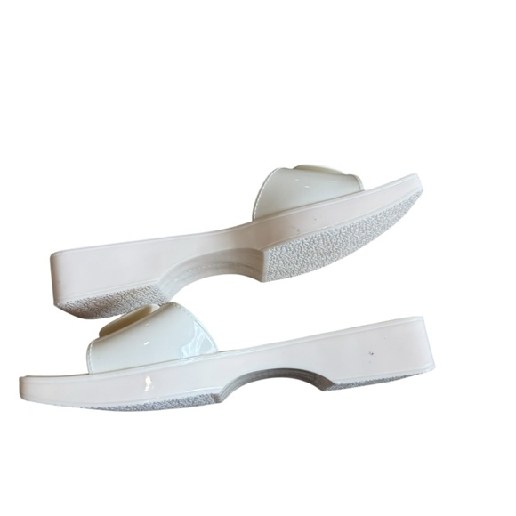 Veronica Beard - Davina Jelly Elegant Cream Slide Sandals Sz 9 - Picture 10 of 10